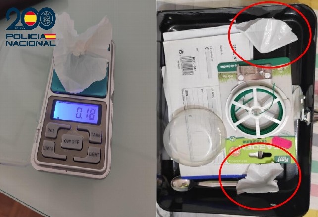 Detienen en Burgos a un varón por traficar con cocaína en la zona sur de la ciudad